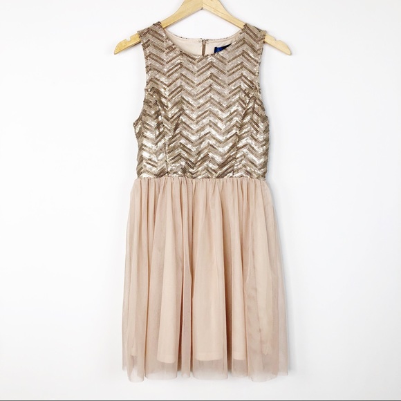 Blue Rain Dresses & Skirts - Blue Rain Francesca’s Sequin Tulle Dress M